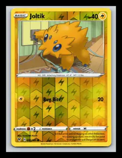 Joltik Reverse Holo #055/185 SWSH04: Vivid Voltage Pokemon Card - Image 1
