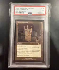 Grim Monolith MTG Graded PSA 7 - Image 1