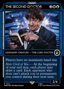 The Second Doctor - Surge Foil Extended Art Showcase DRWHO LP MTG - Image 1