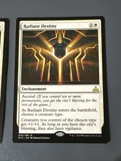 Radiant Destiny X2 Rivals Of Ixalan NM Condition See Pics Front Back MTG - Image 2