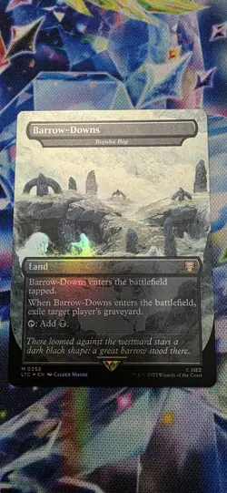 MTG Barrow-Downs Bojuka Bog Foil Card #358 Lord of the Rings - Image 1