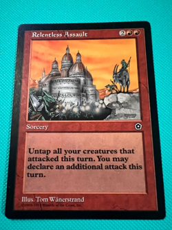 Relentless Assault - Portal Second Age - MTG - Magic the Gathering - Image 1
