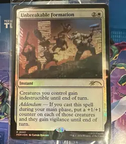 MTG Magic The Gathering x TMNT NYCC Unbreakable Formation Foil Promo Sealed - Image 2