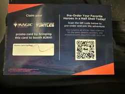 MTG Magic The Gathering x TMNT NYCC Unbreakable Formation Foil Promo Sealed - Image 4