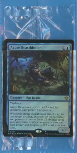 MTG: PreRelease Promo: Bloomburrow: Azure Beastbinder: FOIL - Image 1