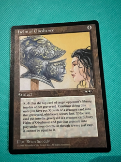 Helm of Obedience - Alliances - MTG - Magic the Gathering - Image 1