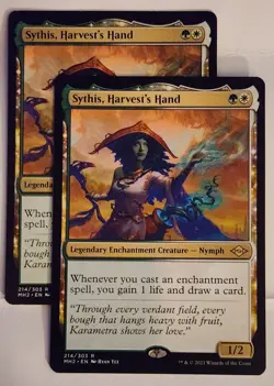 x1 Sythis, Harvest's Hand MTG MH2 214 Enchantress Rare LP 1x - Image 1