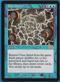 Time Spiral Urza's Saga HEAVILY PLD (Rare Reserved List MTG Magic Card) (505926) - Image 1