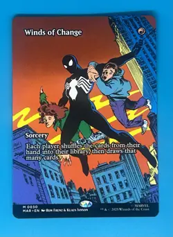 Mtg Spider-Man Winds of Change FULL ART Regular - Image 1