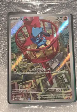 Pokemon Mega Evolution Riolu Black Star Promo Sealed #010 - Image 1