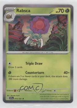Rabsca Pokemon SV08: Surging Sparks #014 - Image 1