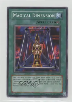 Magical Dimension Unlimited YuGiOh Spellcaster's Judgment #SD6-EN029 2006 READ - Image 1