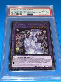Necroquip Princess (Starlight Rare) BLMM-EN146 Yugioh Yu-GI-OH Card PSA 10 - Image 1