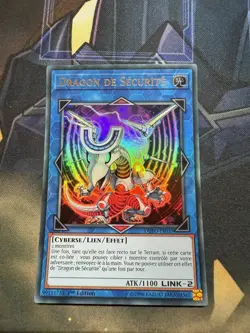 FRENCH YUGIOH Security Dragon DUPO-EN037 Ultra Rare Nm - Image 1