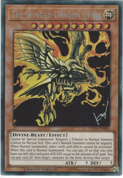 The Winged Dragon of Ra - TN19-EN009 - Prismatic Secret NM Yugioh Card - Image 1