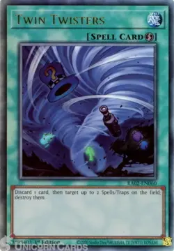 RA02-EN060 Twin Twisters : Ultimate Rare 1st Edition YuGiOh Card - Image 1