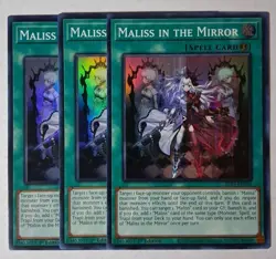 3x Maliss in the Mirror ALIN-EN064 1ST NM YUGIOH SR YUGIOH - Image 1