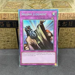 Yugioh Solemn Judgment MAZE-EN063 1st Edition Collector Rare NM - Image 1