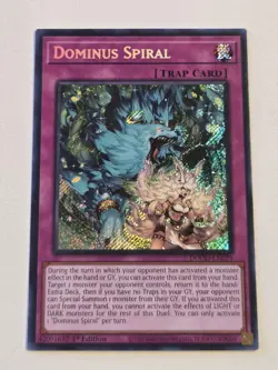 Dominus Spiral DOOD-EN079 Secret Rare Doom of Dimensions Yugioh 1st Edition Mint - Image 1