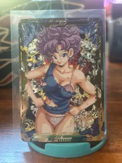 Ranfan Gold Border Holo Custom Fan Art Dragon Ball Anime Card - Image 1