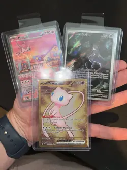 Pokemon Card Collection Lot Holos Full Arts Top Loader Hits Mew Mewtwo 151 - Image 1