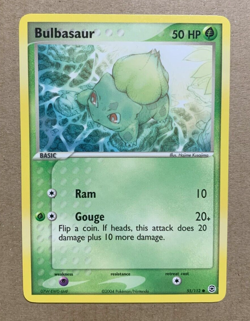 Bulbasaur 55/112 EX FireRed & LeafGreen - Common Pokemon Card - NM/Mint - Image 1