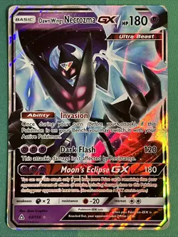 Pokemon Card - Dawn Wings Necrozma GX - Ultra Rare (63/156) SM Ultra Prism NM - Image 1