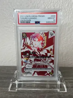 PSA 10 Union Arena Demon Slayer Tanjiro Union Rare UAPR/KMY-1-008 Promo Card - Image 1