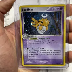 Pokemon Shedinja 14/107 Holofoil Holo Rare Deoxys LP Pokemon Card Vintage 2005 - Image 1