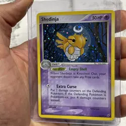 Pokemon Shedinja 14/107 Holofoil Holo Rare Deoxys LP Pokemon Card Vintage 2005 - Image 2