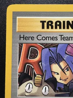 1st Edition Here Comes Team Rocket 71/82 Team Rocket Pokemon Card Rare LP - Image 3