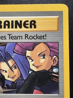 1st Edition Here Comes Team Rocket 71/82 Team Rocket Pokemon Card Rare LP - Image 4