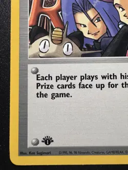 1st Edition Here Comes Team Rocket 71/82 Team Rocket Pokemon Card Rare LP - Image 5