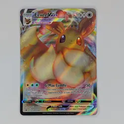 Eevee VMAX Sword & Shield Swsh087 Black Start Promo Pokemon TCG Card NM - Image 1