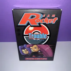 Pokemon Team Rocket Trouble Theme Deck Wizards of the Coast No Cards Box Only - Image 2
