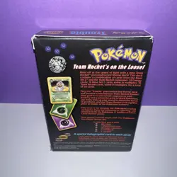 Pokemon Team Rocket Trouble Theme Deck Wizards of the Coast No Cards Box Only - Image 3