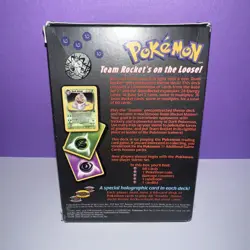 Pokemon Team Rocket Trouble Theme Deck Wizards of the Coast No Cards Box Only - Image 4