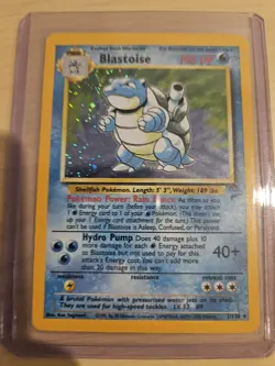 NM/M Blastoise 2/130 Base Set 2 Holo WOTC Pokemon Card - Image 1