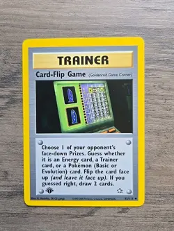 Pokemon TCG Card Flip Game 92/111 1st Edition Neo Genesis NM - Image 1