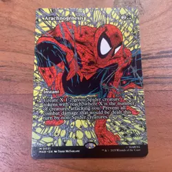 Arachnogenesis (Borderless) - Spider-Man - Magic: The Gathering 0031 NM - Image 1