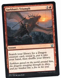 Sarkhan's Triumph U Dragons of Tarkir 154 LP - Image 1