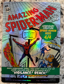 Magic The Gathering MTG Peter Parker (0232) (Borderless) - Marvel's Spider-Man - Image 2