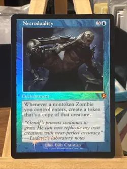 MTG *Necroduality Retro - Framed foil X1* (NM) Innistrad Remastered Magic - Image 1