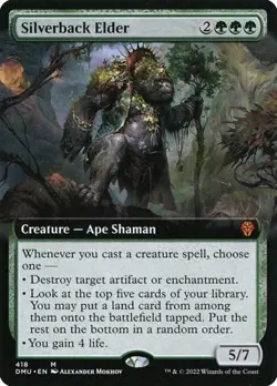 Silverback Elder - Foil Extended Art Dominaria United MP MTG - Image 1