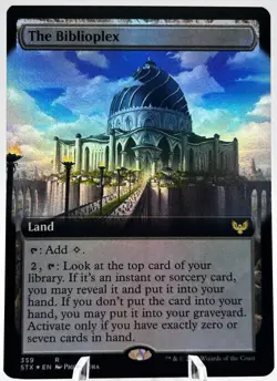 The Biblioplex 359 Foil Extended Art Strixhaven: School of Mages STX MTG NM - Image 1