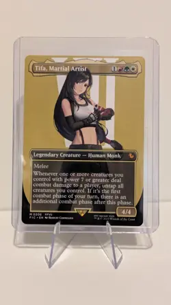 Magic The Gathering Final Fantasy Commander Tifa Martial Artist Borderless 0206 - Image 1