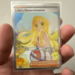 Lillie's Determination Mega Evolution Pack Fresh English Pokemon MEG 184/132 - Image 1