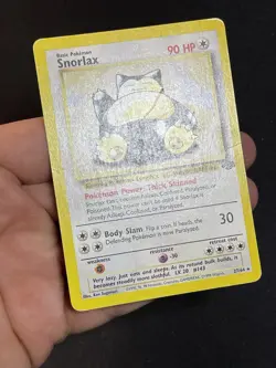 Snorlax 27/64 Non Holo Rare Jungle Pokemon TCG - Image 3