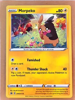 Morpeko | SWSH116 Cosmos Holo | Sword & Shield: Black Star Promo | Near Mint - Image 1