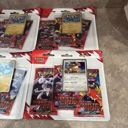 Pokemon Destined Rivals 3 Pack Blister Lot of 4 - Kangaskhan & Zebstrika - Image 3